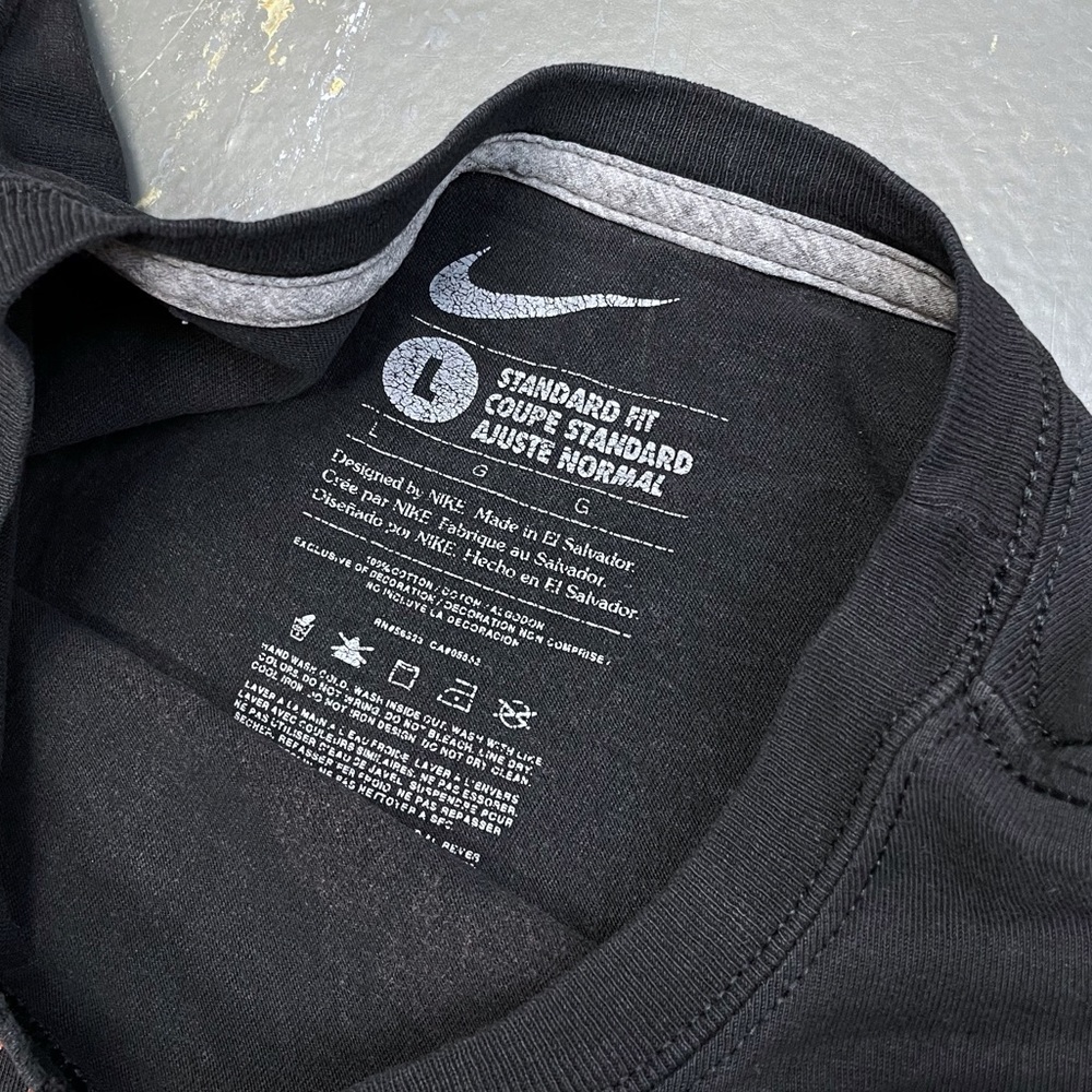 Nike Sportswear Vintage Shirt Large Black Better World Vintage - Picture 4 of 6
